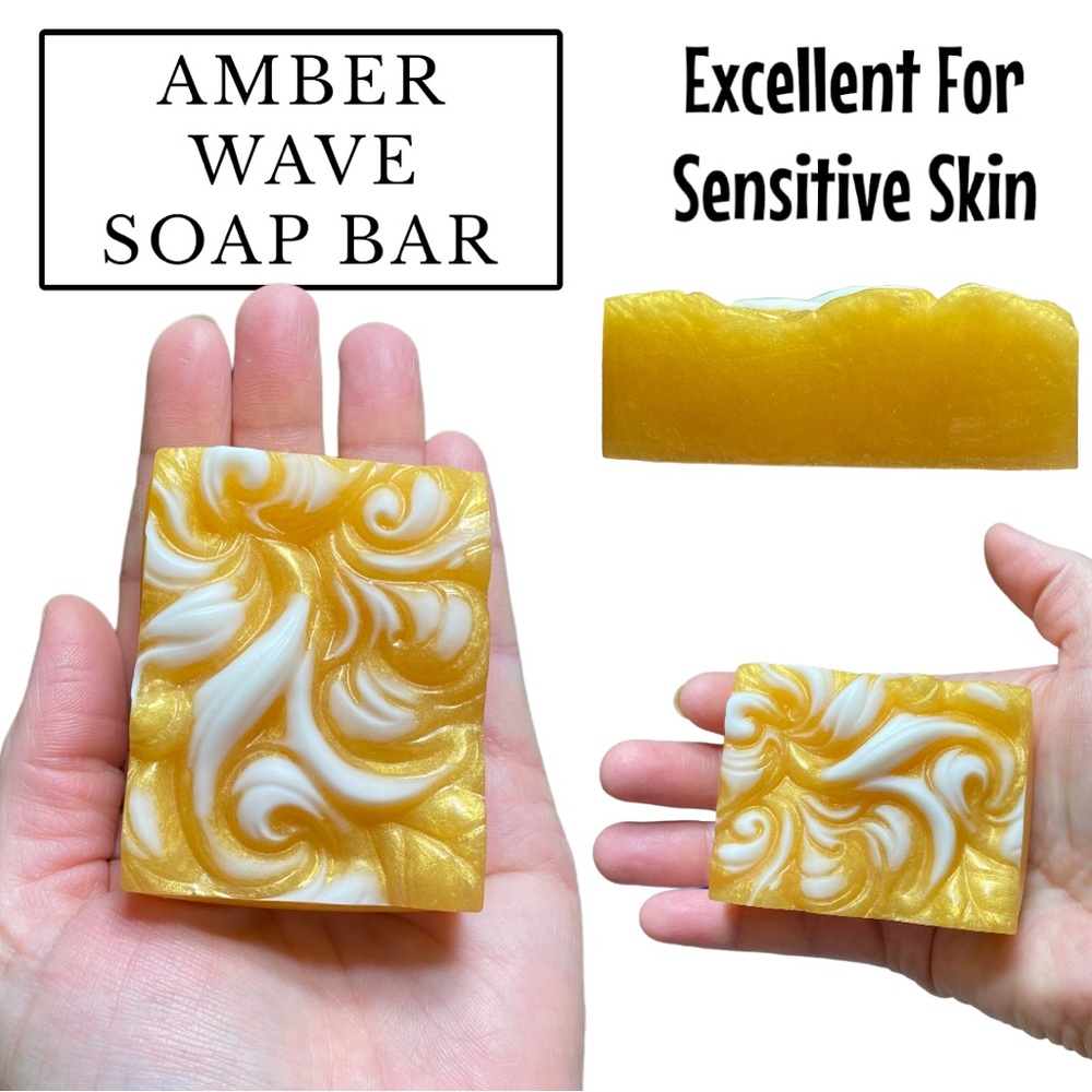 1 Bar Amber Wave Soap Handmade ( PRICE IS FIRM ) Great for Gifts!